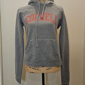 League Collegiate Wear Vintage Big Red Cornell Hoodie Size Small